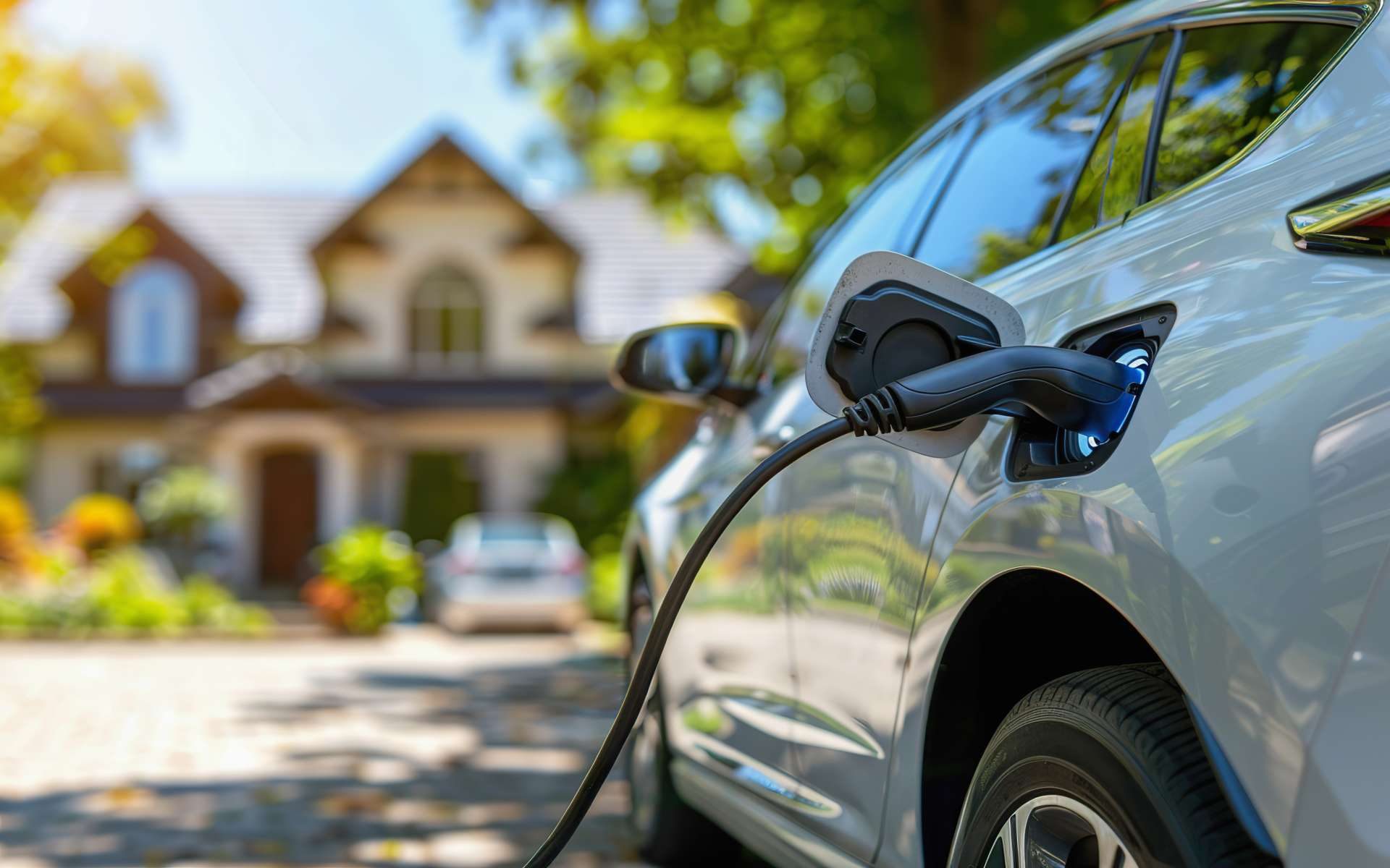 Level 2 EV charger installed at a Nobleton home
